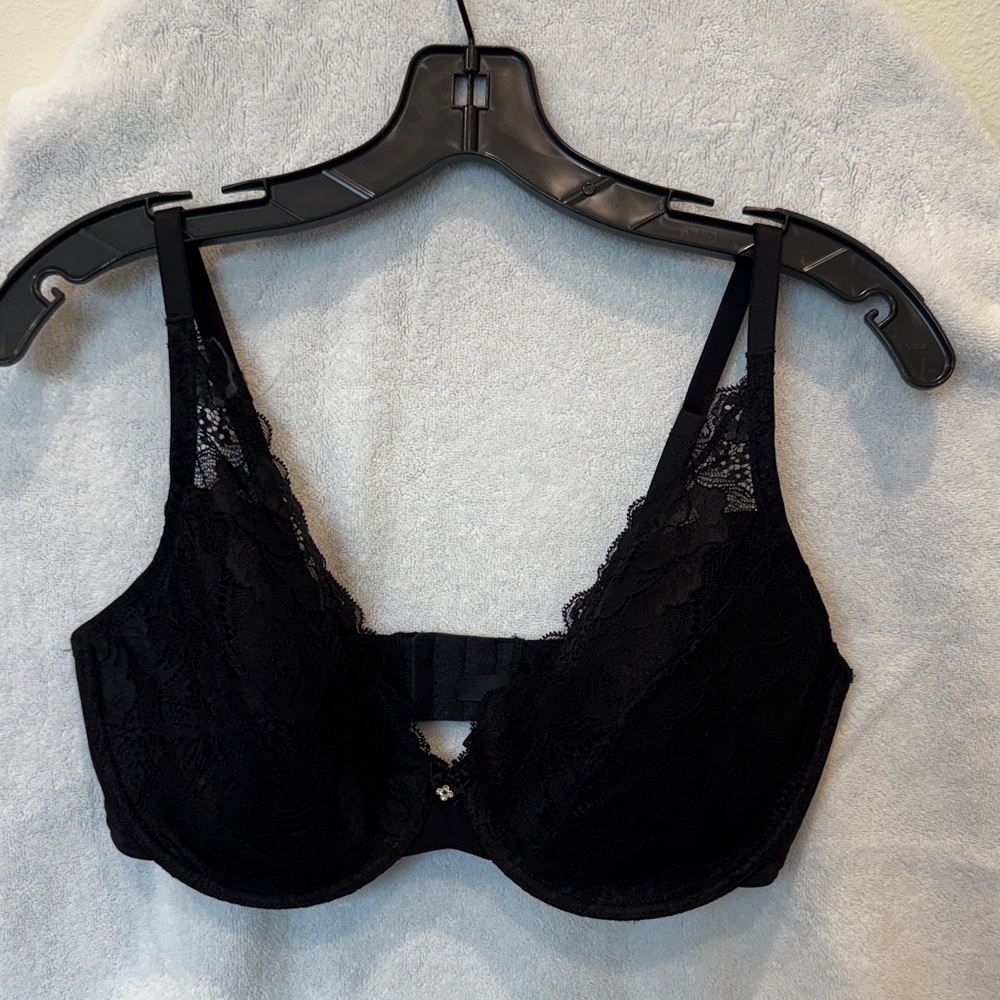 Sonoma Black Lace Underwire Bra - Elegant Support
